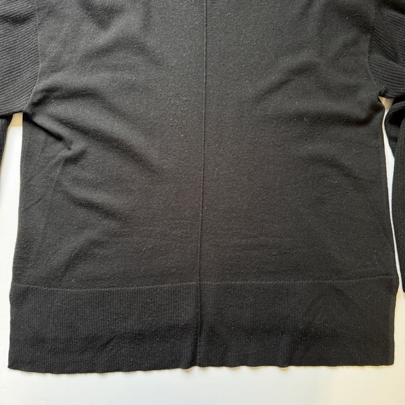 Talbots Sweater 100% Merino Wool Black Long Sleeve Shirt Top Soft Sz XL - Picture 12 of 15